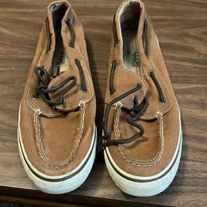 Sperry corduroy boat shoes